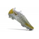 Nike Chaussure Phantom GT Elite FG Or Blanc