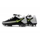 Nike Chaussure Phantom GT Elite FG Noir Gris Jaune