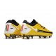 Nike Chaussure Phantom GT Elite FG Jaune Noir Blanc