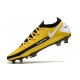 Nike Chaussure Phantom GT Elite FG Jaune Noir Blanc