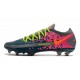 Nike Chaussure Phantom GT Elite FG Gris Bleu Rose