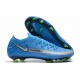 Nike Chaussure Phantom GT Elite FG Bleu Argent