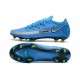 Nike Chaussure Phantom GT Elite FG Bleu Argent