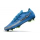 Nike Chaussure Phantom GT Elite FG Bleu Argent