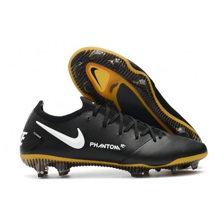 Nike Chaussure Phantom GT Elite Tech Craft FG Noir Or