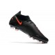 Crampons Nike Phantom GT Elite AG-Pro Noir Rouge Chili Gris fumee