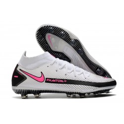 Crampons Nike Phantom GT Elite AG-Pro Blanc Rose Noir