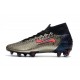 Crampons Nike Mercurial Superfly VII Elite DF FG Argento Blu Rosso