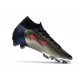 Crampons Nike Mercurial Superfly VII Elite DF FG Argento Blu Rosso