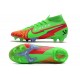 Crampons Nike Mercurial Superfly VII Elite DF FG Faith Vert Rouge