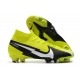 Crampons Nike Mercurial Superfly VII Elite DF FG Jaune Noir Blanc