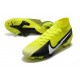 Crampons Nike Mercurial Superfly VII Elite DF FG Jaune Noir Blanc