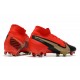 Crampons Nike Mercurial Superfly VII Elite DF FG Rouge Noir Or