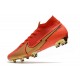 Crampons Nike Mercurial Superfly VII Elite DF FG CR100 Rouge Or