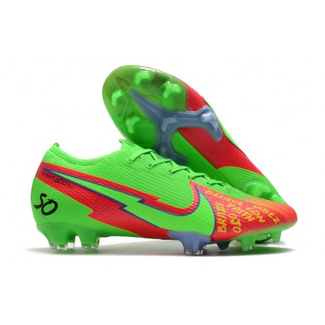 Nike Mercurial Vapor 13 Elite FG ACC Vert Rouge