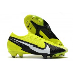 Nike Mercurial Vapor 13 Elite FG ACC Jaune Noir Blanc