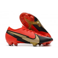 Nike Mercurial Vapor 13 Elite FG ACC Rojo Negro Oro