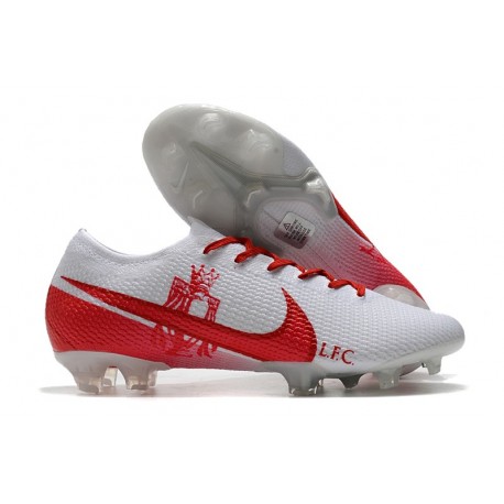 Nike Mercurial Vapor 13 Elite FG ACC LFC Blanc Rouge