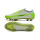 Nike Chaussure Phantom GT Elite FG Blanc Vert