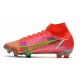 Crampons Nike Mercurial Superfly VIII Elite FG Rubis Argent Metallique