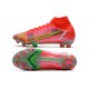 Crampons Nike Mercurial Superfly VIII Elite FG Rubis Argent Metallique