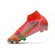 Crampons Nike Mercurial Superfly VIII Elite FG Rubis Argent Metallique