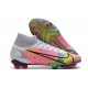 Crampons Nike Mercurial Superfly VIII Elite FG Blanc Multicolore 