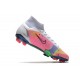 Crampons Nike Mercurial Superfly VIII Elite FG Blanc Multicolore 