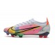 Nike Nouvelle Mercurial Vapor 14 Elite FG Blanc Multicolore