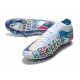 Nike Phantom GT Elite DF FG Neuf Crampons 3D Blanc Bleu Rose Jaune