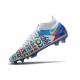 Nike Phantom GT Elite DF FG Neuf Crampons 3D Blanc Bleu Rose Jaune