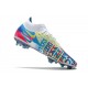 Nike Phantom GT Elite DF FG Neuf Crampons 3D Blanc Bleu Rose Jaune