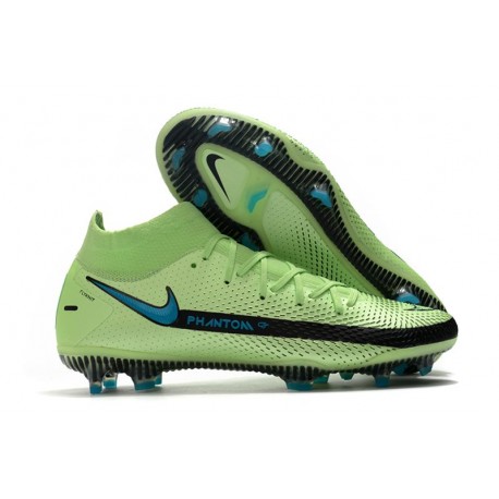 Nike Phantom GT Elite DF FG Neuf Crampons Vert Noir Bleu