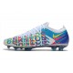 Nike Chaussure Phantom GT Elite 3D FG Blanc Bleu Rose Jaune