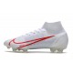 Nike Neuf Mercurial Superfly 8 Elite FG Blanc Rouge