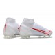 Nike Neuf Mercurial Superfly 8 Elite FG Blanc Rouge