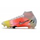 Crampons Nike Mercurial Superfly VIII Elite FG Blanc Mangue