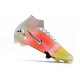 Crampons Nike Mercurial Superfly VIII Elite FG Blanc Mangue