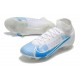 Nike Neuf Mercurial Superfly 8 Elite FG Blanc Bleu