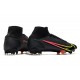 Nike Mercurial Superfly VIII Elite FG Black x Prism - Noir Jaune Rouge