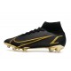 Crampons Nike Mercurial Superfly VIII Elite FG Noir Or