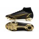 Crampons Nike Mercurial Superfly VIII Elite FG Noir Or