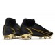 Crampons Nike Mercurial Superfly VIII Elite FG Noir Or