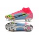 Nike Neuf Mercurial Superfly 8 Elite FG Rose Bleu Jaune