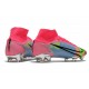 Nike Neuf Mercurial Superfly 8 Elite FG Rose Bleu Jaune