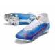 Nike Neuf Mercurial Superfly 8 Elite FG Bleu Blanc Rouge