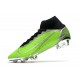 Crampons Nike Mercurial Superfly VIII Elite FG Vert Argent Noir