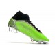 Crampons Nike Mercurial Superfly VIII Elite FG Vert Argent Noir