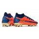 Chaussure Nike Phantom GT Elite DF FG Orange Or Bleu