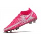 Chaussure Nike Phantom GT Elite DF FG Rose Blanc